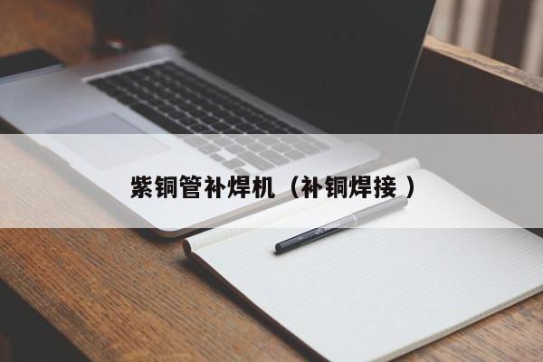 紫銅管補(bǔ)焊機(jī)（補(bǔ)銅焊接 ）